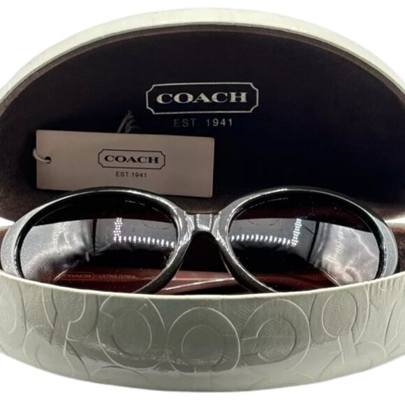 COACH Sunglasses LATIKA (s780A) BROWN with case - Picture 1 of 12